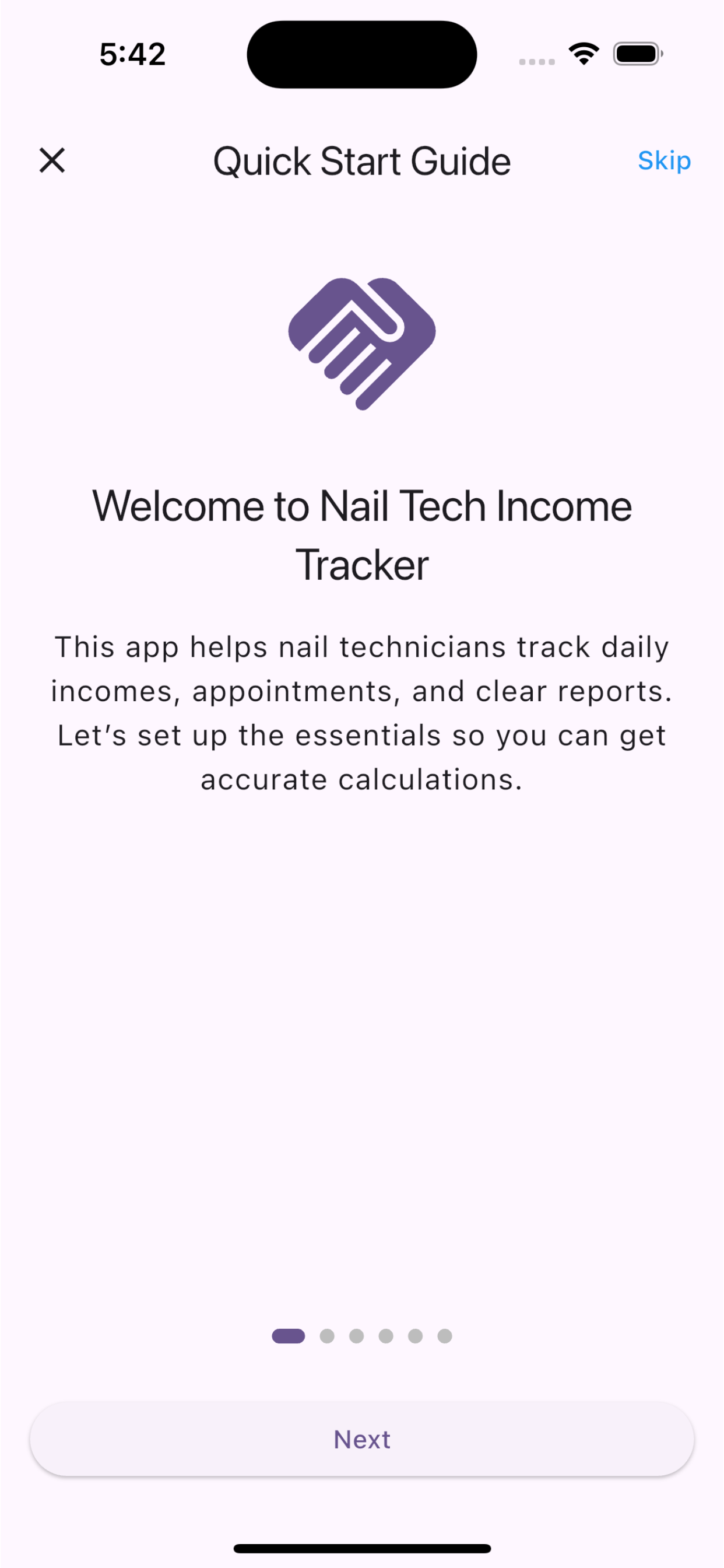 Nail Tech Income Tracker
