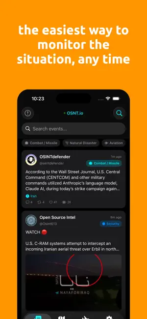 OSNT.io - Global Intelligence screenshot 1