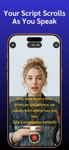 Teleprompter For Video - Promi iPhone screenshot