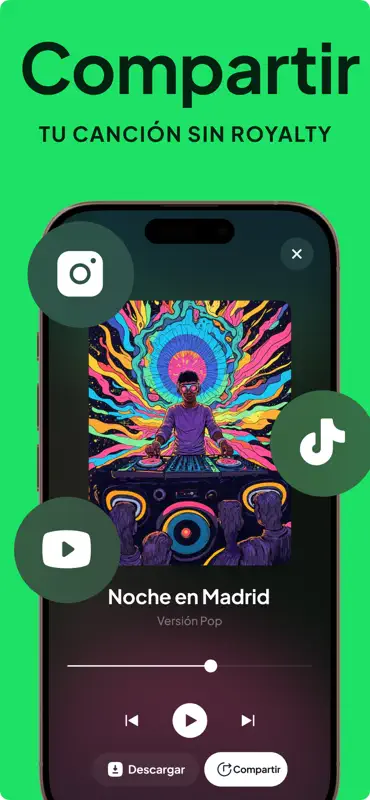 Songi AI: Crear música con IA screenshot 4 of 6