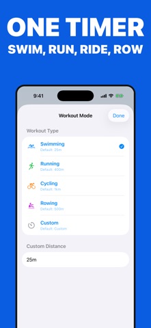 Lap Counter - Run,Swim Tracker iPhone screenshot