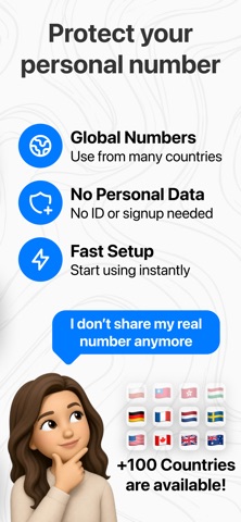 ReceiveSMS: Virtual Number SMS Screenshot 3 of 7