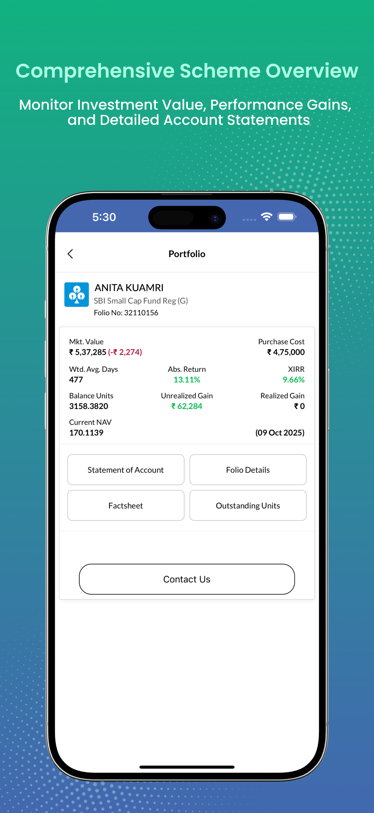 MT INVESTTRACK