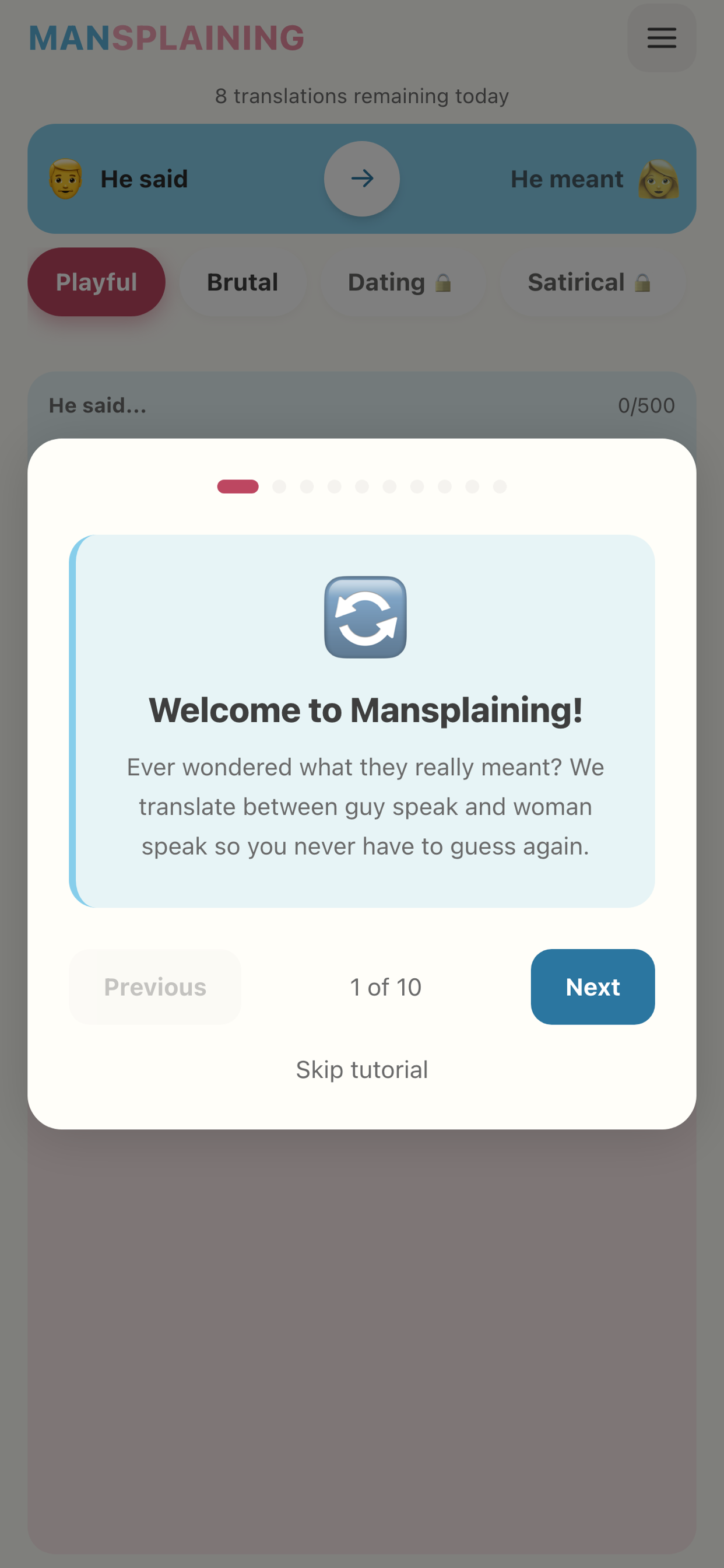 Mansplaining screenshot 5