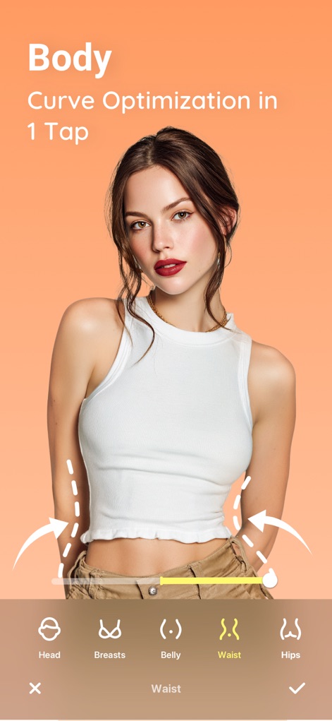 Peachy - AI Face & Body Editor - Holistic Body Optimization