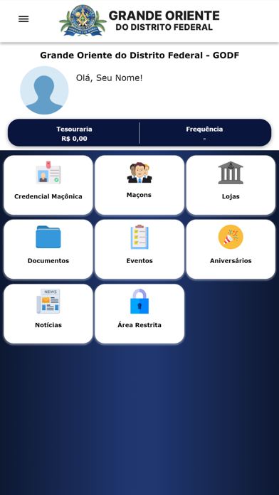 GODF app screenshot