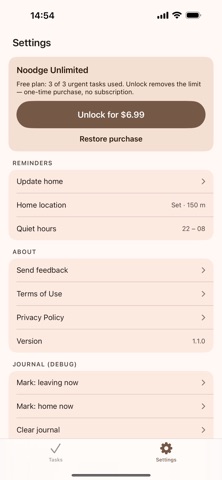 Noodge - Nagging Reminders Screenshot 3 of 7