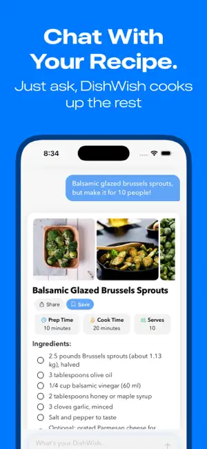 DishWish - AI Recipe Chat screenshot 2