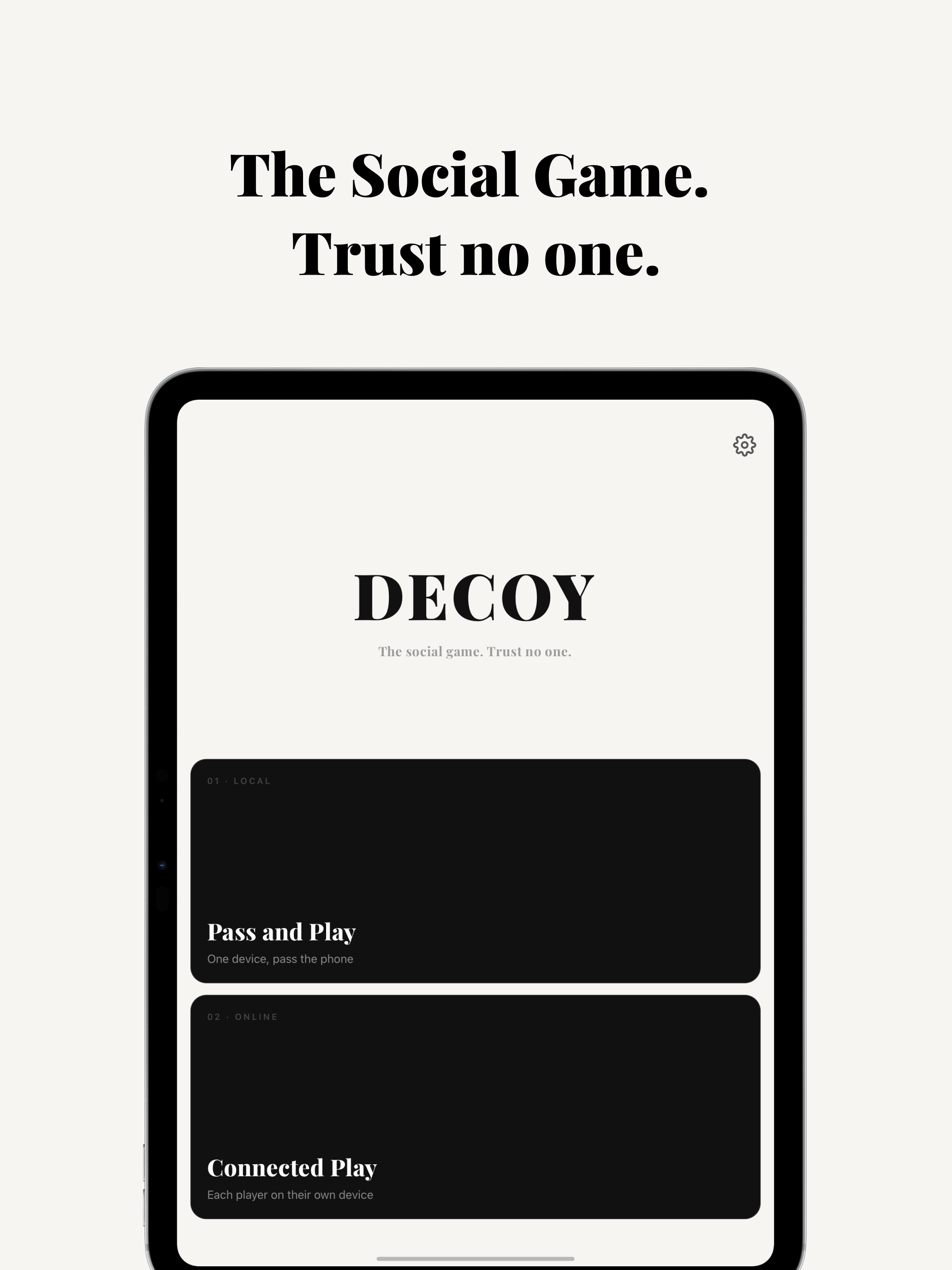 Decoy: The Social Game