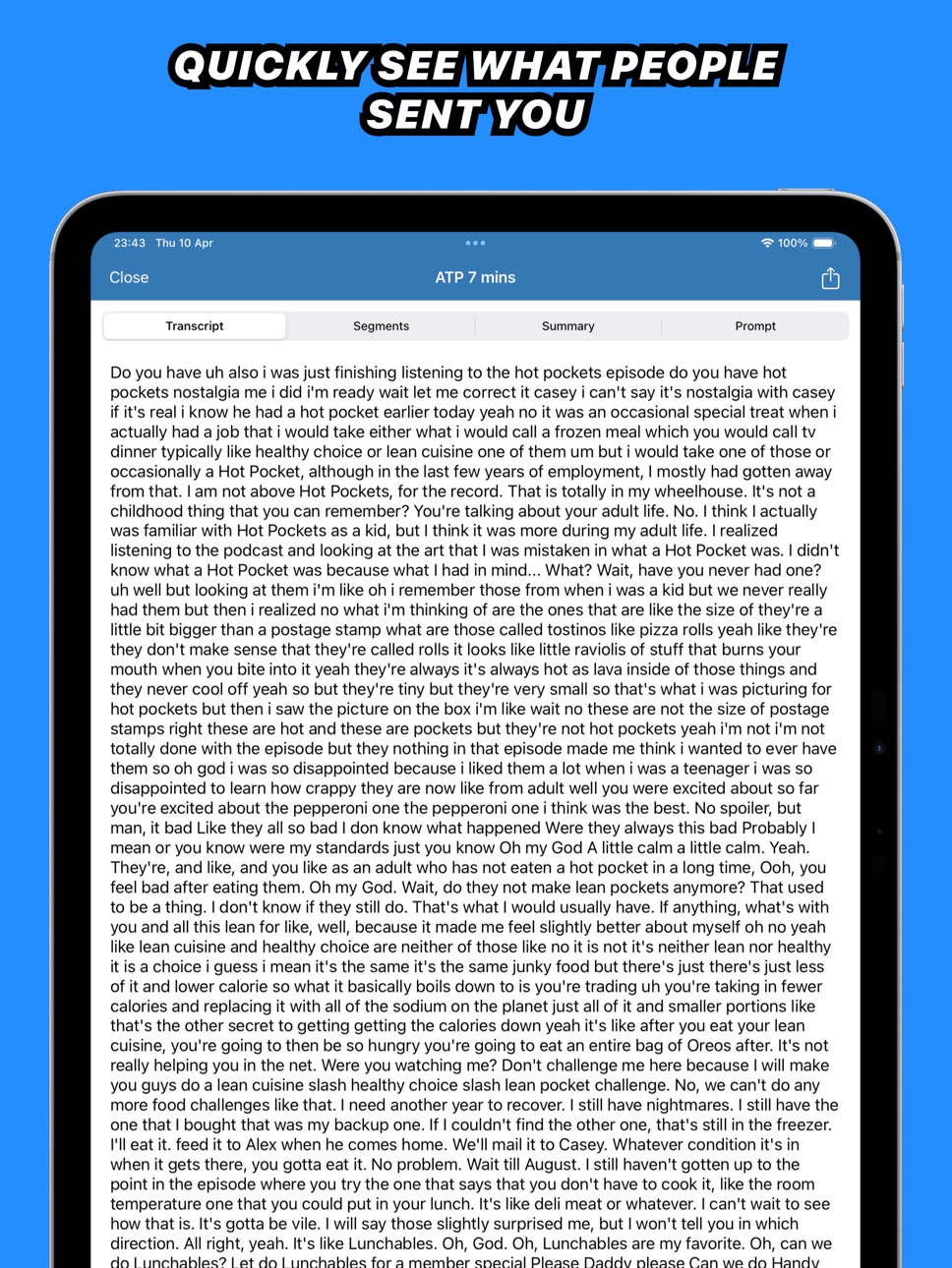 iPad screenshot