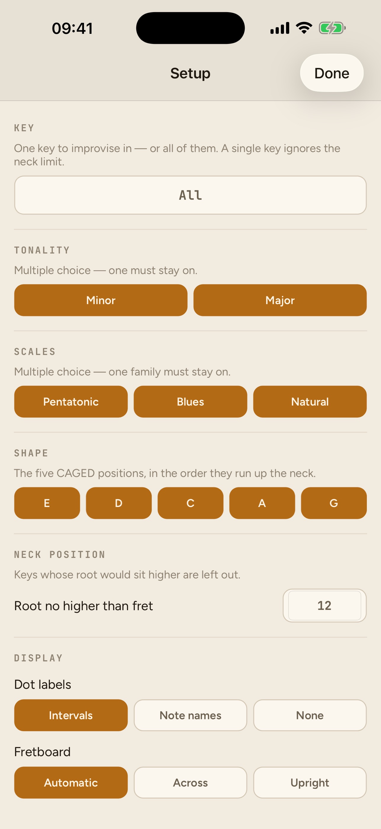 Screenshot 2 of ScalePractice Guitar