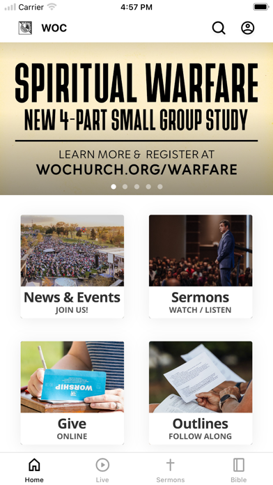 World Outreach Church Screenshot