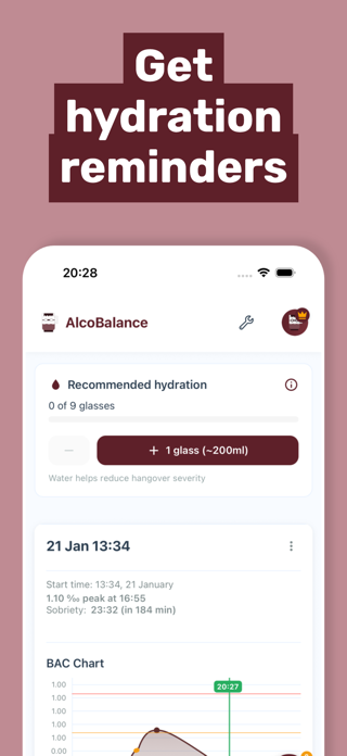 AlcoBalance - Alcohol Tracker Screenshot 5 of 8