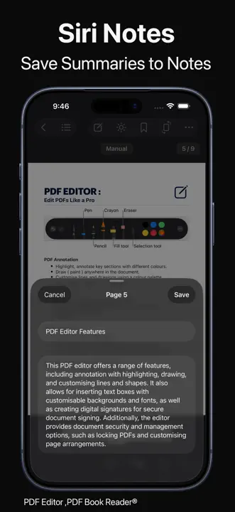 PDF Editor ,PDF Book Reader ®: Screenshot 5 von 10