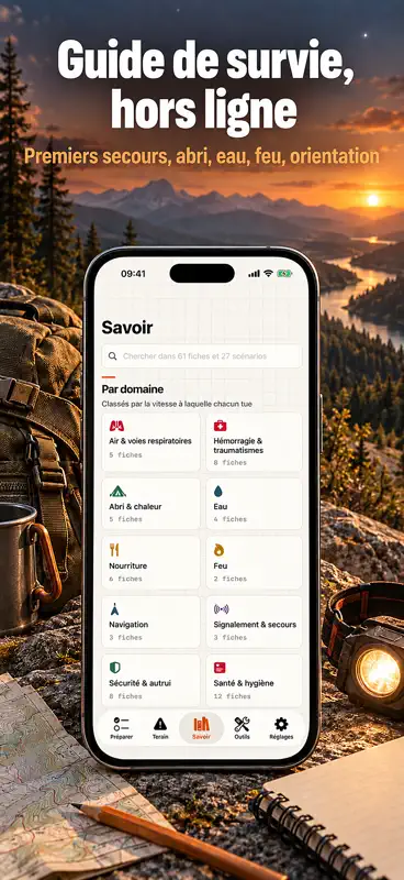 Survie : Guide Hors-Ligne Pro screenshot 1 of 8