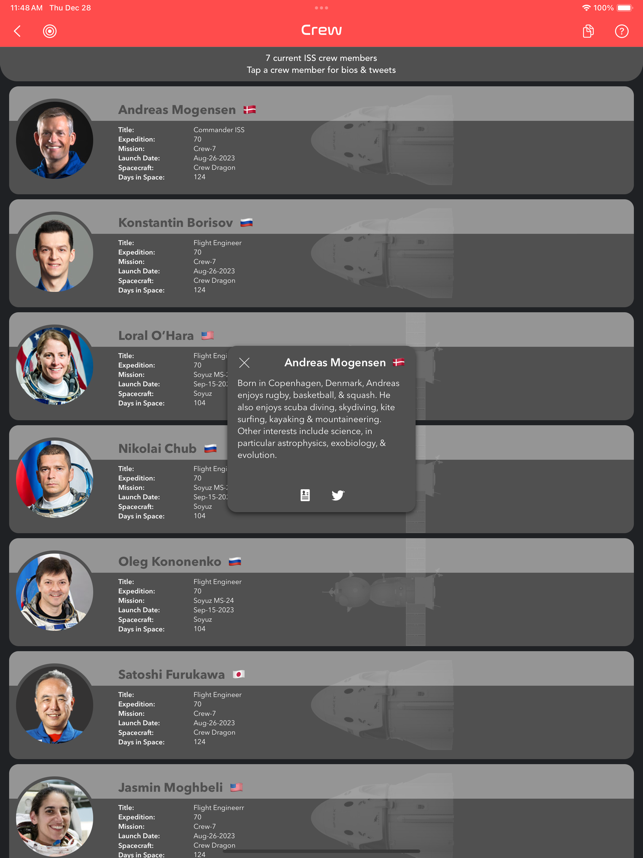 ‎ISS Realtime Tracker 3D-schermafbeelding