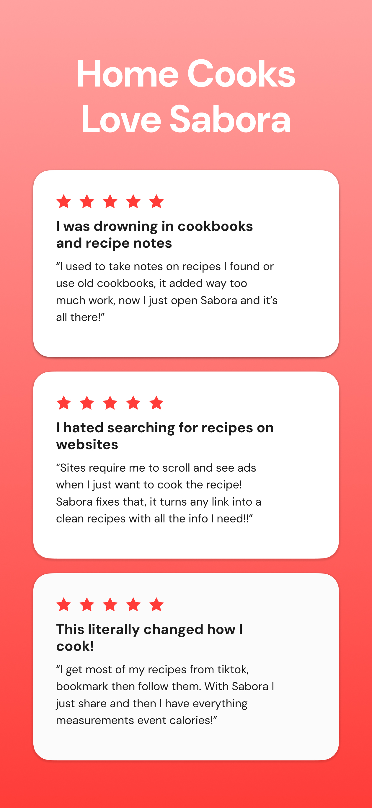 Sabora: Recipes & Meal Planner
