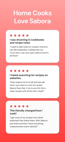Sabora: Recipes & Meal Planner screenshot