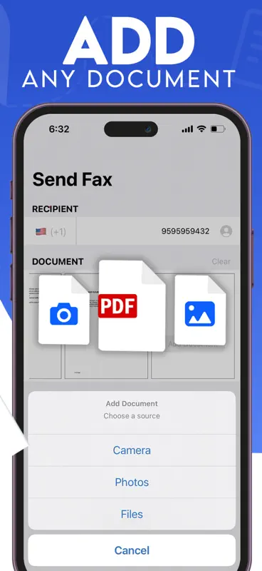 FREE Fax from iPhone screenshot 3 of 6