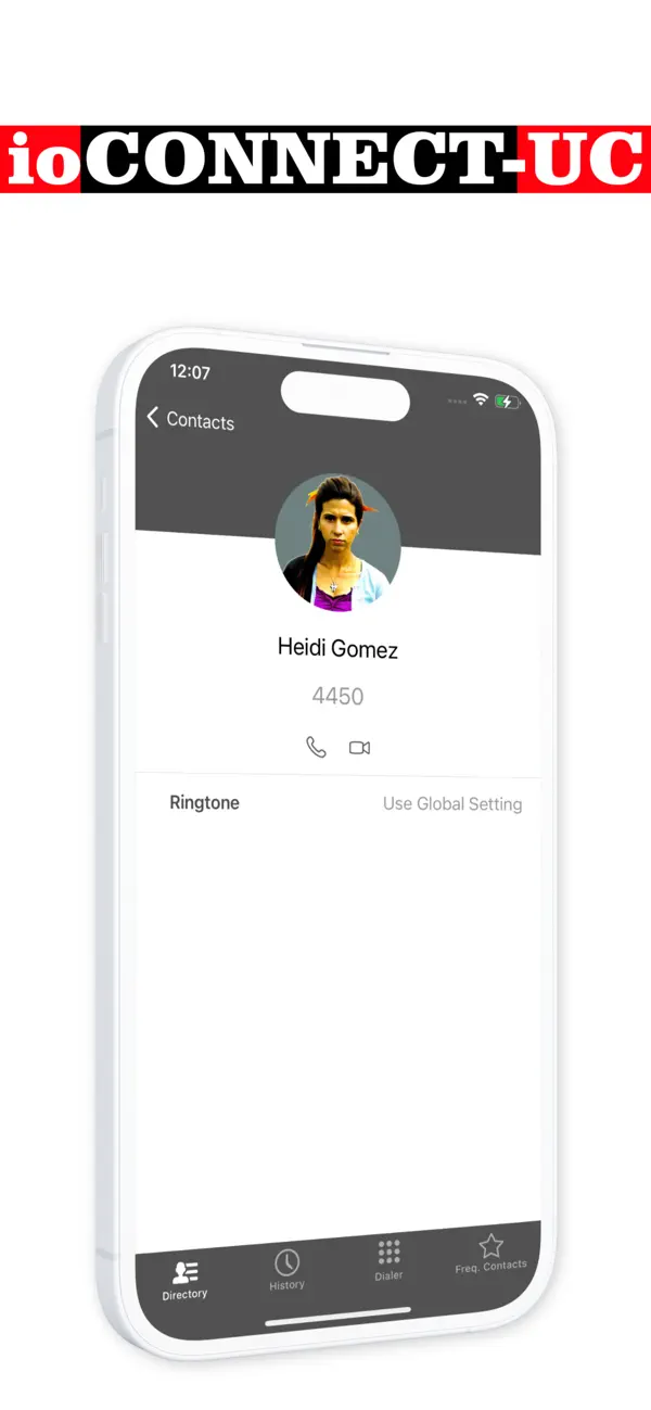 Screenshot #1 pour ioCONNECT-UC
