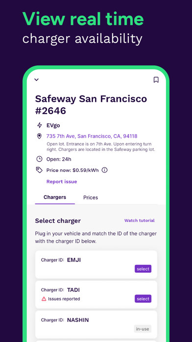 Presto - EV Charging Stations Screenshot