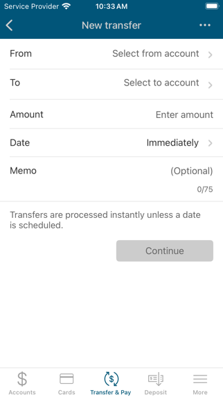 M&F Bank Screenshot