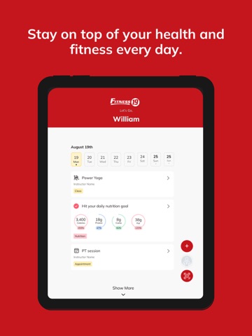 Fitness 19 Cleveland iPad screenshot