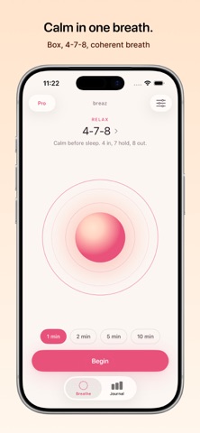 Breaz: Breathwork & Calm Screenshot 1 of 7