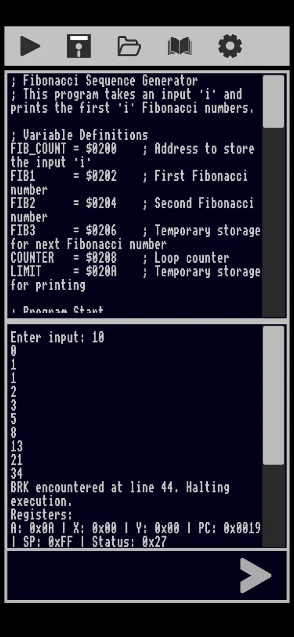 #1. Micro Assembly Language Coding (iOS) De: Ammonite Design Studios Ltd
