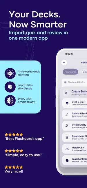 Flashcards DIY: AI Quiz Maker screenshot 1