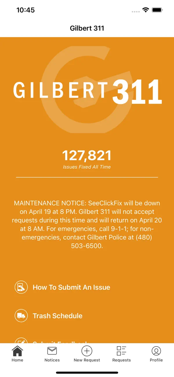 Screenshot #1 pour Gilbert 311