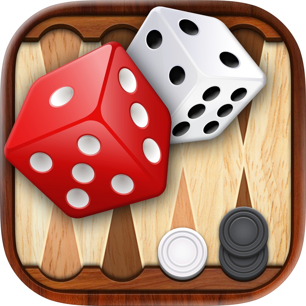 Apple App Store cover for Backgammon ▽▲