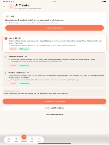 PawMe — Pet Health & Food AI iPad screenshot