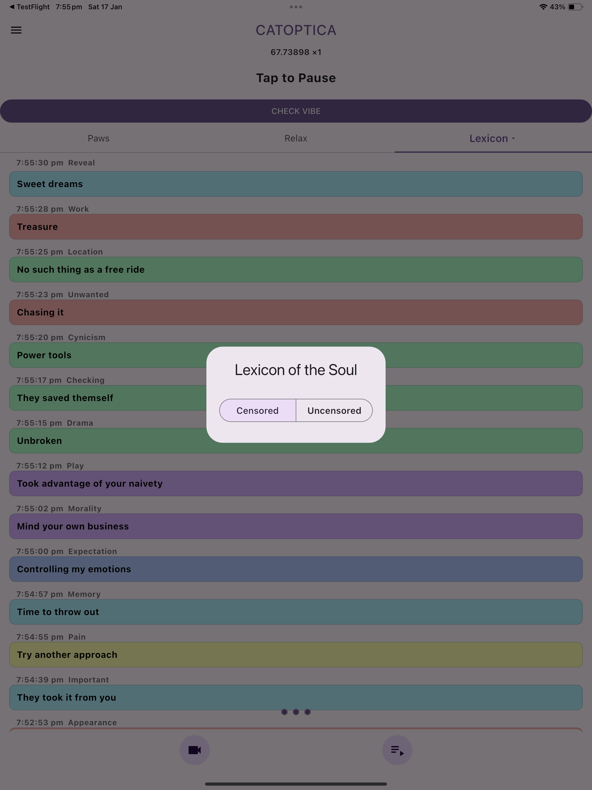 CATOPTICA screenshot 9