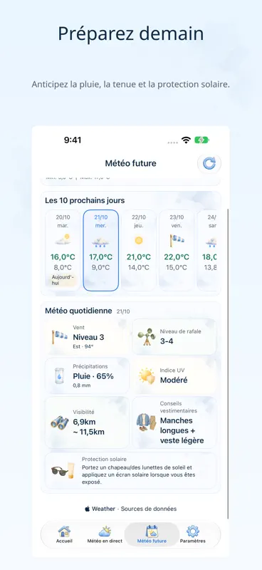 Weather Trace : Quoi porter screenshot 5 of 5