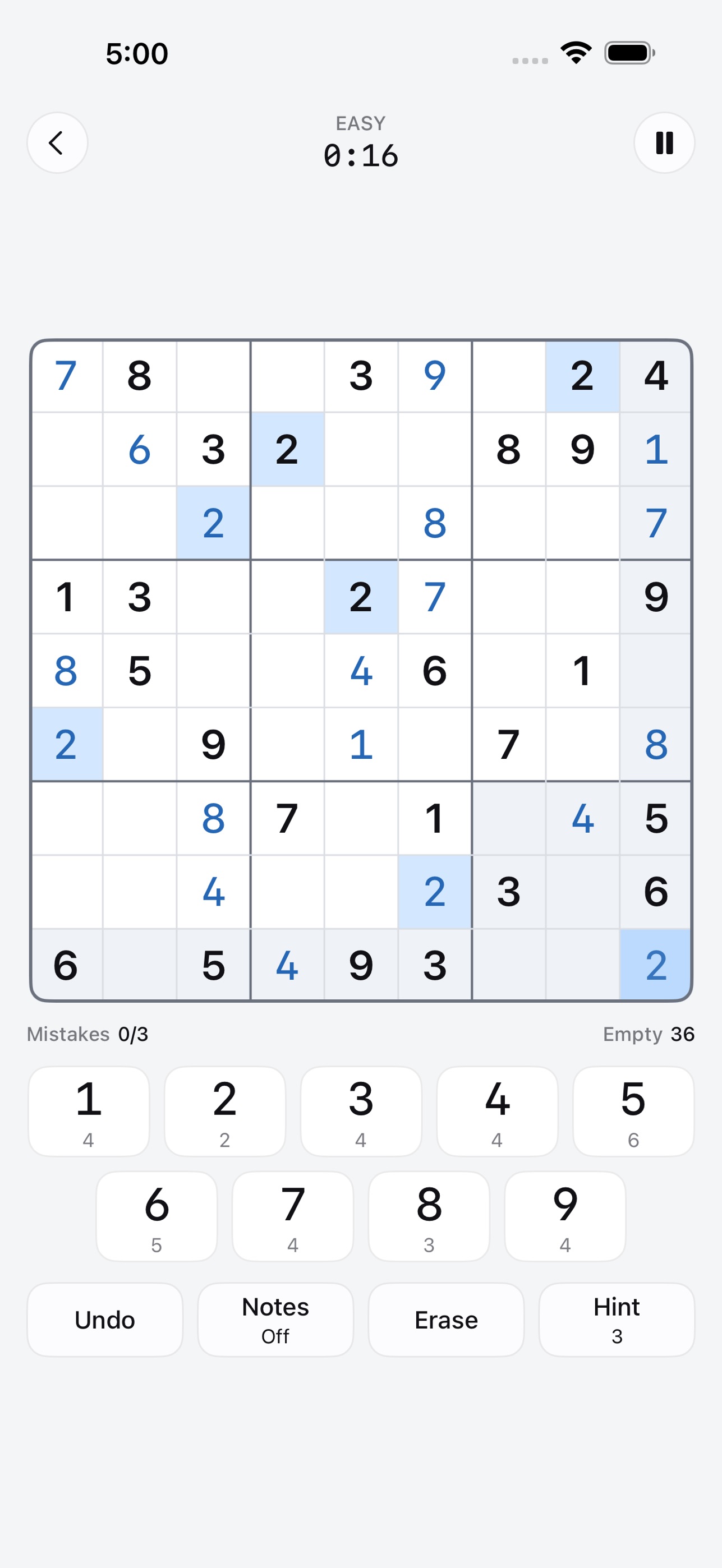 Screenshot 1 of Sudoku by reppo.games