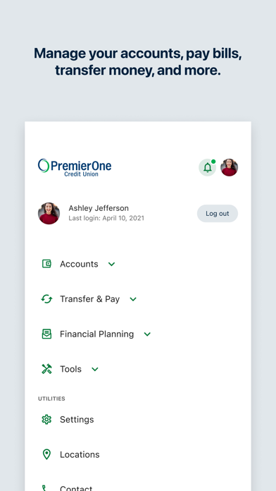 Screenshot 4 of PremierOne Credit Union App