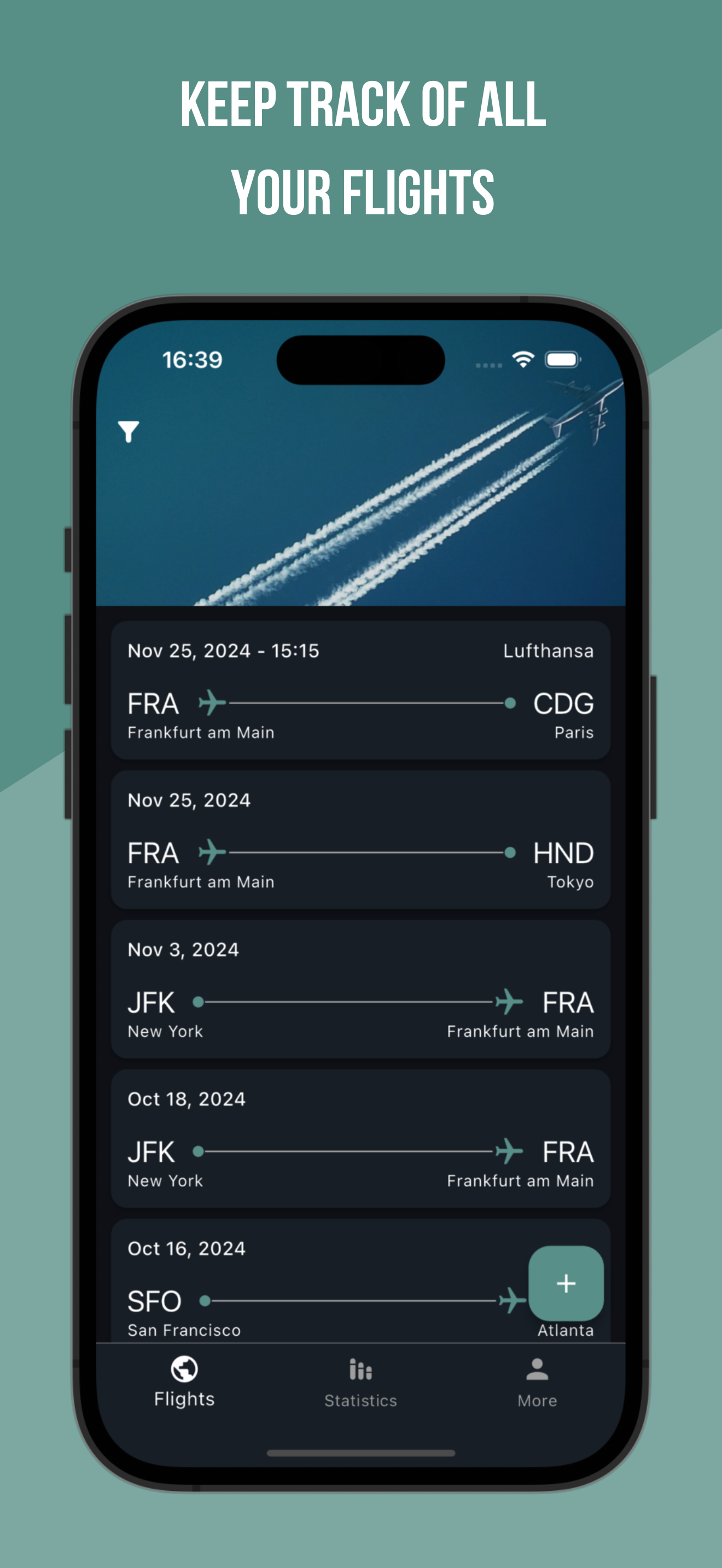 myFlights - Flight Diary