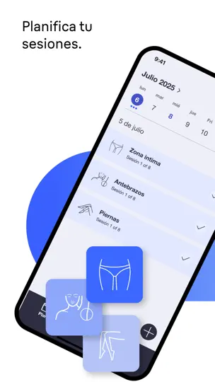 Captura de pantalla de Braun IPL en iPhone 7