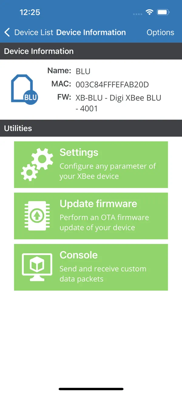 Screenshot #3 pour Digi XBee Mobile