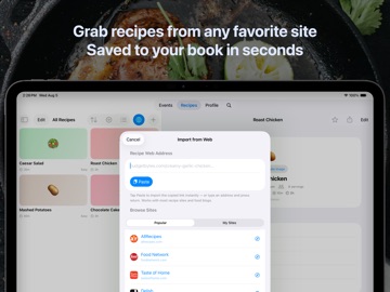 Cooking — Dinner Party Planner iPad screenshot