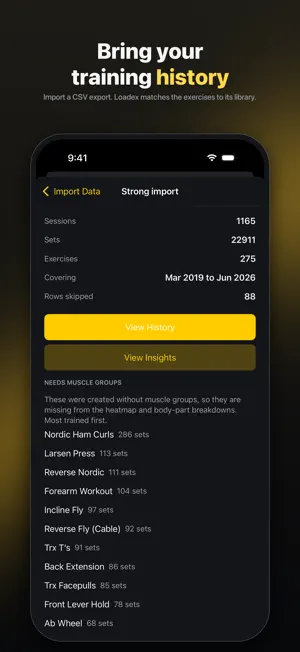 Loadex - Strength & Running screenshot 3