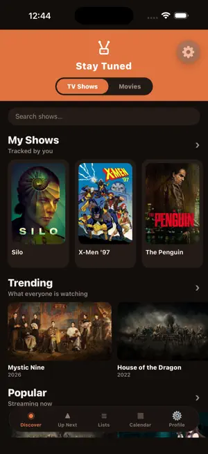 Stay Tuned: Shows & Movies screenshot 2
