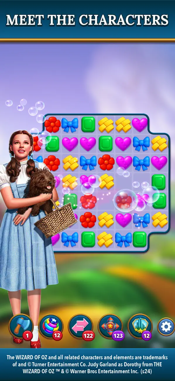 #4. The Wizard of Oz Magic Match 3 (iOS) De: Zynga Inc.