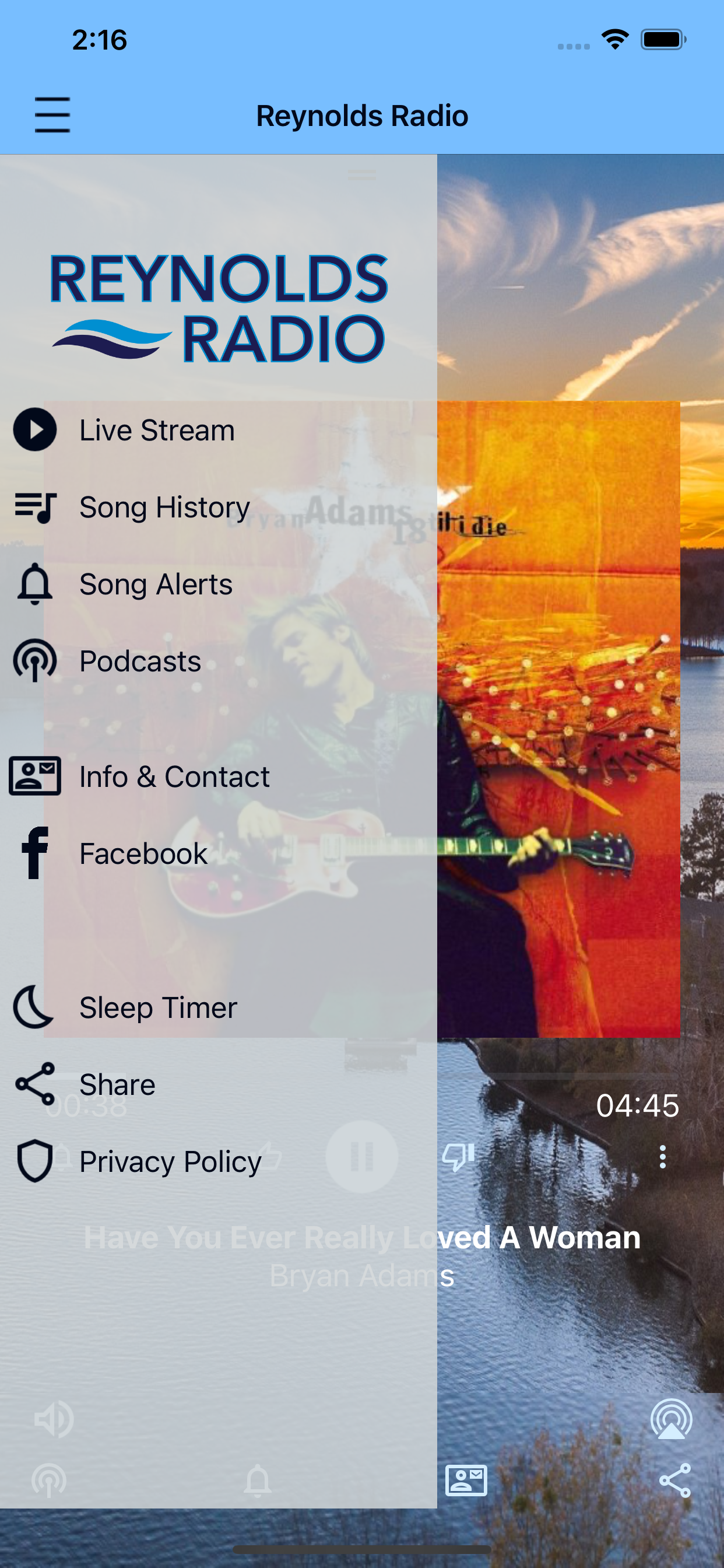 Reynolds Radio screenshot 2
