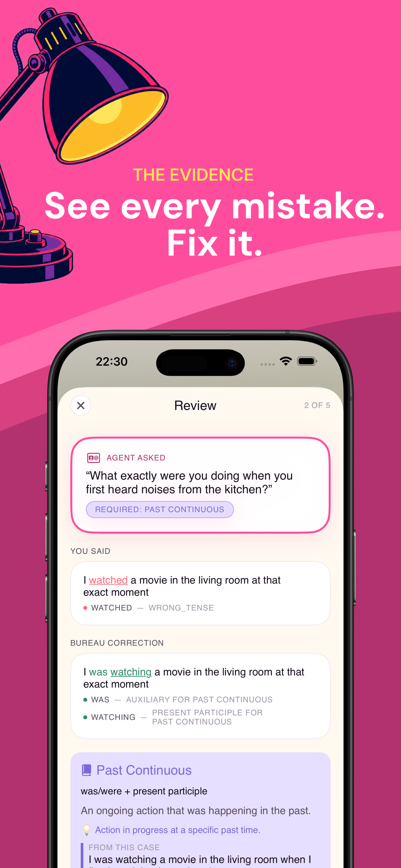 Alibi: English Grammar Game screenshot 4