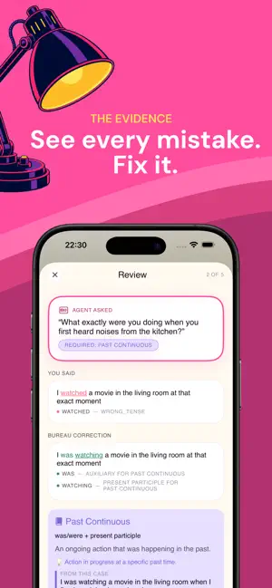 Alibi: English Grammar Game screenshot 4