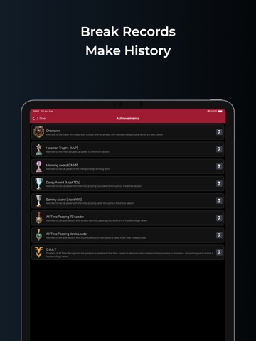 College Football - Golden Kid iPad screenshot