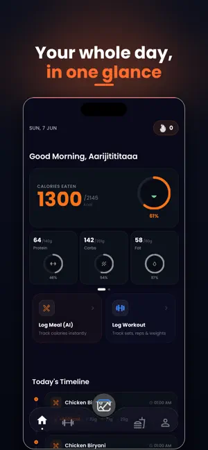 Calybe AI: Calorie Counter screenshot 1