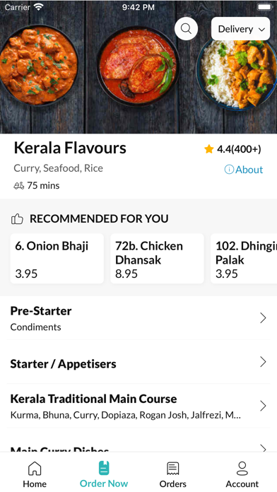 Kerala Flavours Screenshot